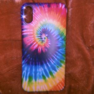 🍄SPIRAL TIE DYE IPHONE10 CASE🍄